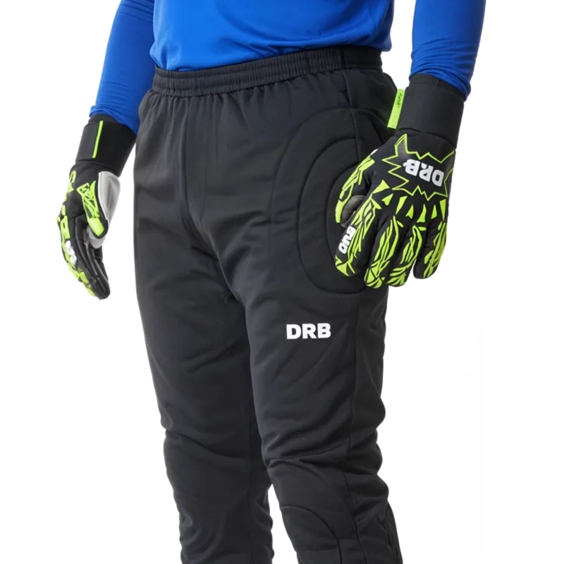 PANTALON ARQUERO UNISEX DRB NEGRO 3/4 BUZO CON PROTECCION - 4