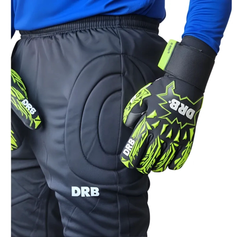 PANTALON ARQUERO UNISEX DRB NEGRO 3/4 BUZO CON PROTECCION - 5