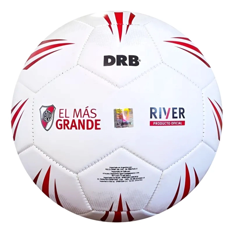 BALON FUTBOL DRB Nº5 OFICIAL RIVER PLATE - 5