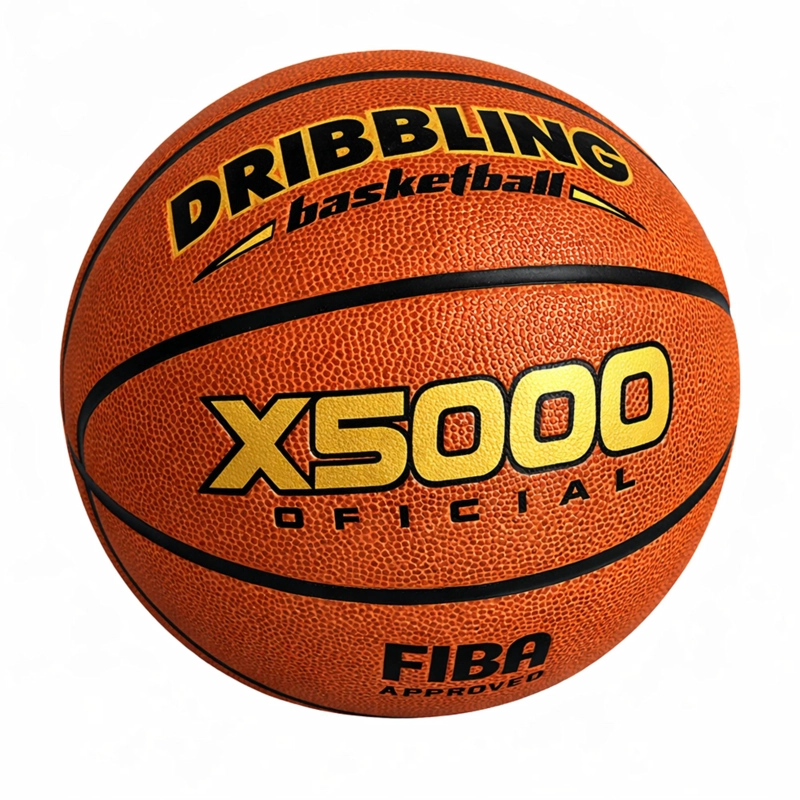 BALÓN BASKETBALL DRB BASQUETBOL X5000 N° 7 CUERO PU - 1
