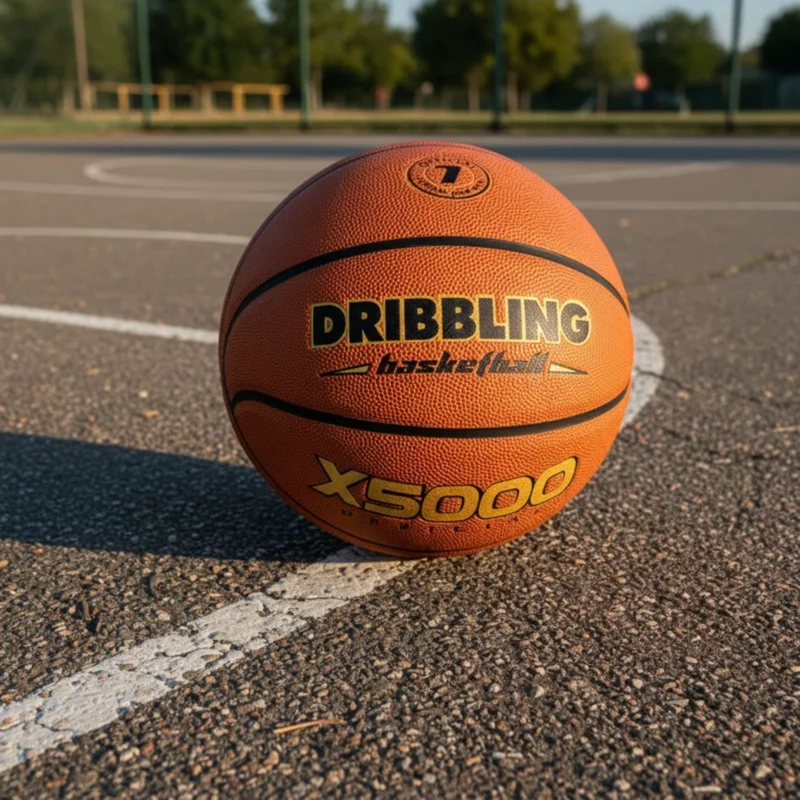 BALÓN BASKETBALL DRB BASQUETBOL X5000 N° 7 CUERO PU - 4