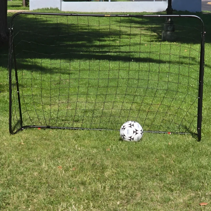 ARCO DE FUTBOL UK TIME ACERO ARMABLE TRAIN CON RED Y ESTACAS 183X122X61CM - 9