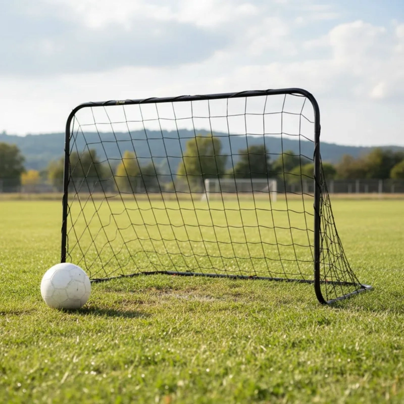 ARCO DE FUTBOL UK TIME ACERO ARMABLE TRAIN CON RED Y ESTACAS 122X91X61CM - 4