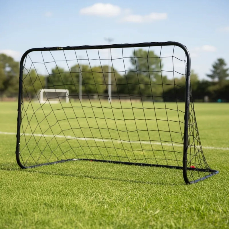 ARCO DE FUTBOL UK TIME ACERO ARMABLE TRAIN CON RED Y ESTACAS 122X91X61CM - 5