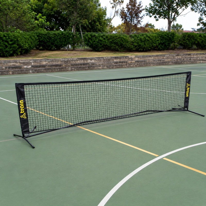 RED FUTBOL TENIS BADMINTON TRAIN ACERO CON BOLSOY SOPORTE - 5