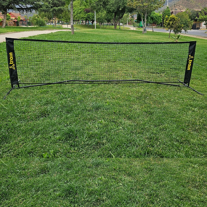 RED FUTBOL TENIS BADMINTON TRAIN ACERO CON BOLSOY SOPORTE - 7