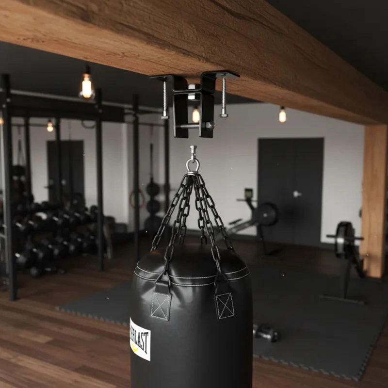 SOPORTE EVERLAST SACO BOXEO PUSHING ACERO - 6