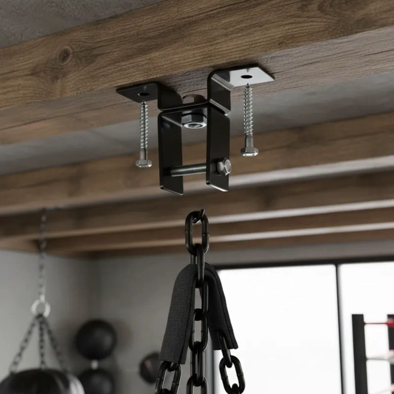 SOPORTE EVERLAST SACO BOXEO PUSHING ACERO - 7