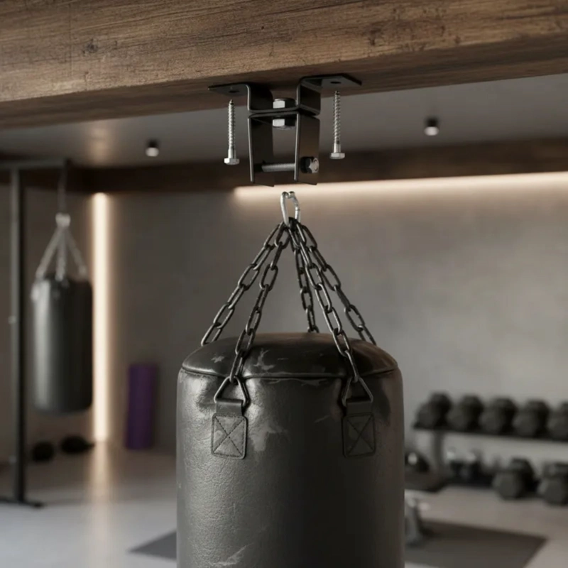 SOPORTE EVERLAST SACO BOXEO PUSHING ACERO - 9