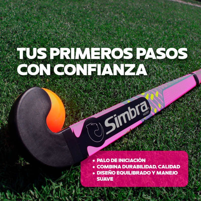PALO HOCKEY SIMBRA POLIETILENO CESPED NIÑOS MODELO SPIRIT - 7