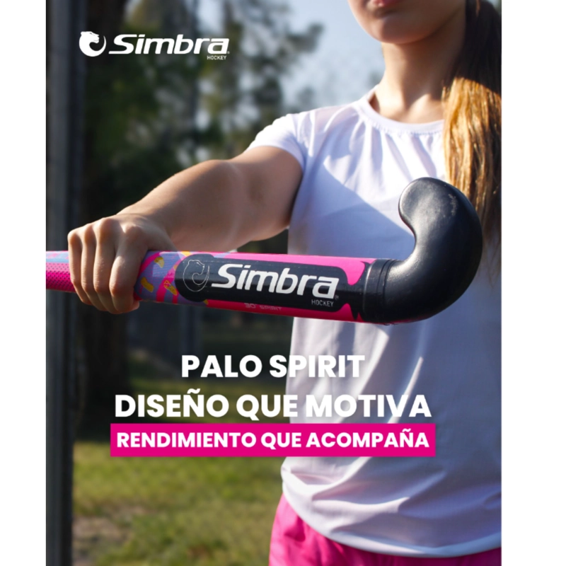 PALO HOCKEY SIMBRA POLIETILENO CESPED NIÑOS MODELO SPIRIT - 8