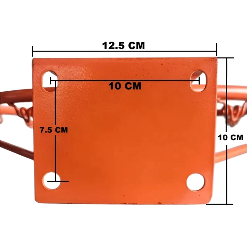 ARO BASQUETBOL UK TIME ACERO INOXIDABLE MACIZO RETRÁCTIL INCLUYE RESORTE + RED - 4