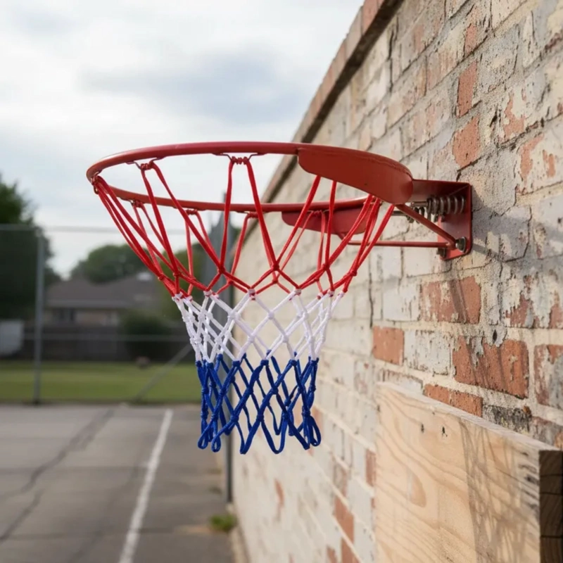 ARO BASQUETBOL UK TIME ACERO INOXIDABLE MACIZO RETRÁCTIL INCLUYE RESORTE + RED - 9