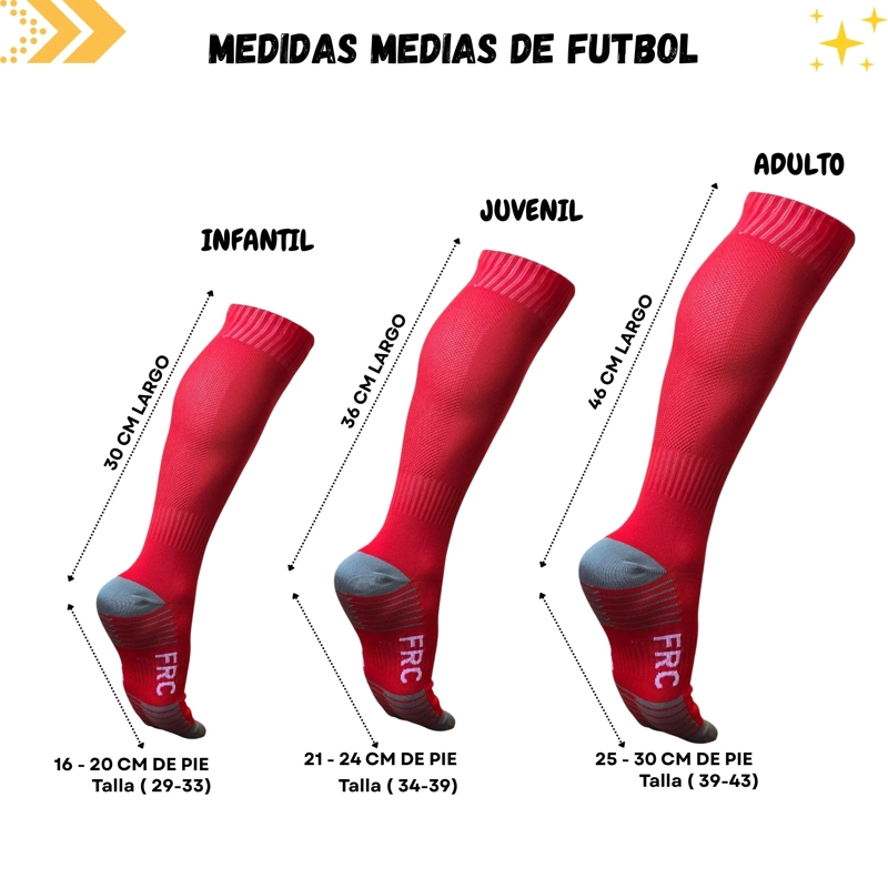 MEDIAS FUTBOL FORCE ADULTO 39-43 TALON REFORZADO - 4
