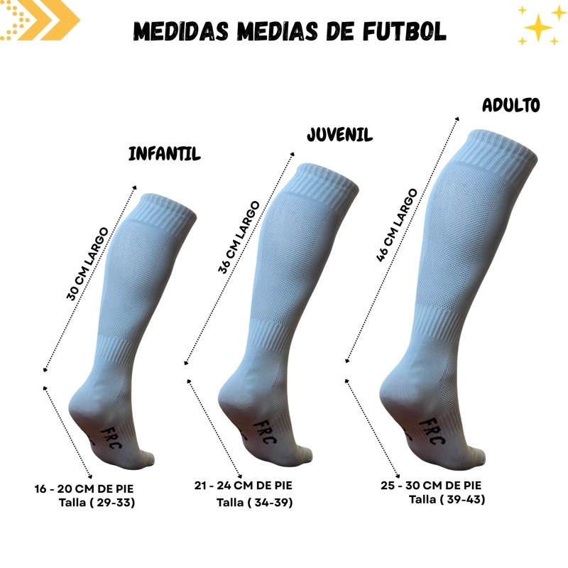 MEDIAS FUTBOL FORCE ADULTO 39-43 TALON REFORZADO - 4