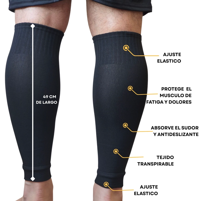 MEDIA CALCETA FUTBOL SIN PIE FORCE COMPRESION 49CM - 3