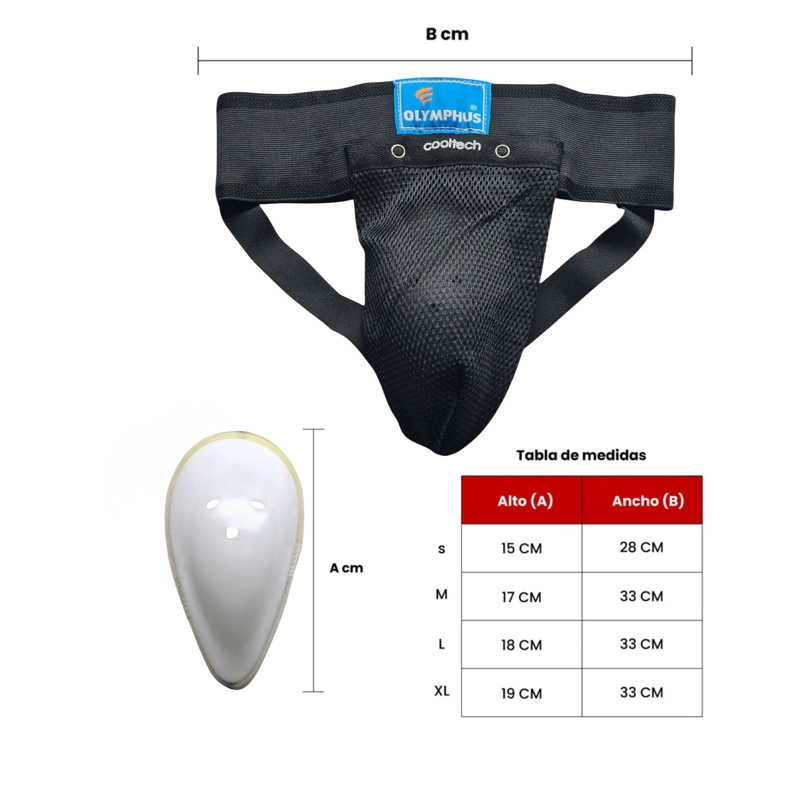 PROTECTOR GENITAL MASCULINO COQUILLA BOXEO TAEKWONDO MMA - 5