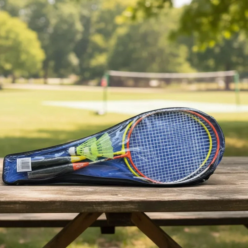 SET BÁDMINTON SUFIX ALUMINIO 2 RAQUETAS + 2 PLUMILLAS + FUNDA ® JUNIOR - 8