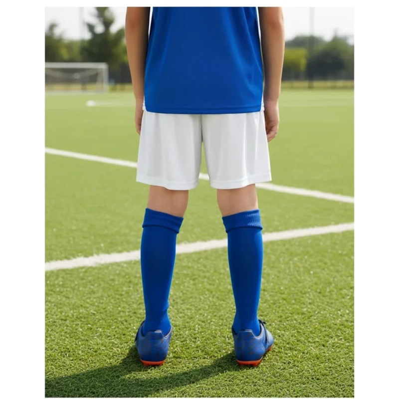 SHORT DE FUTBOL NIÑO DRB BLANCO LISO - 7