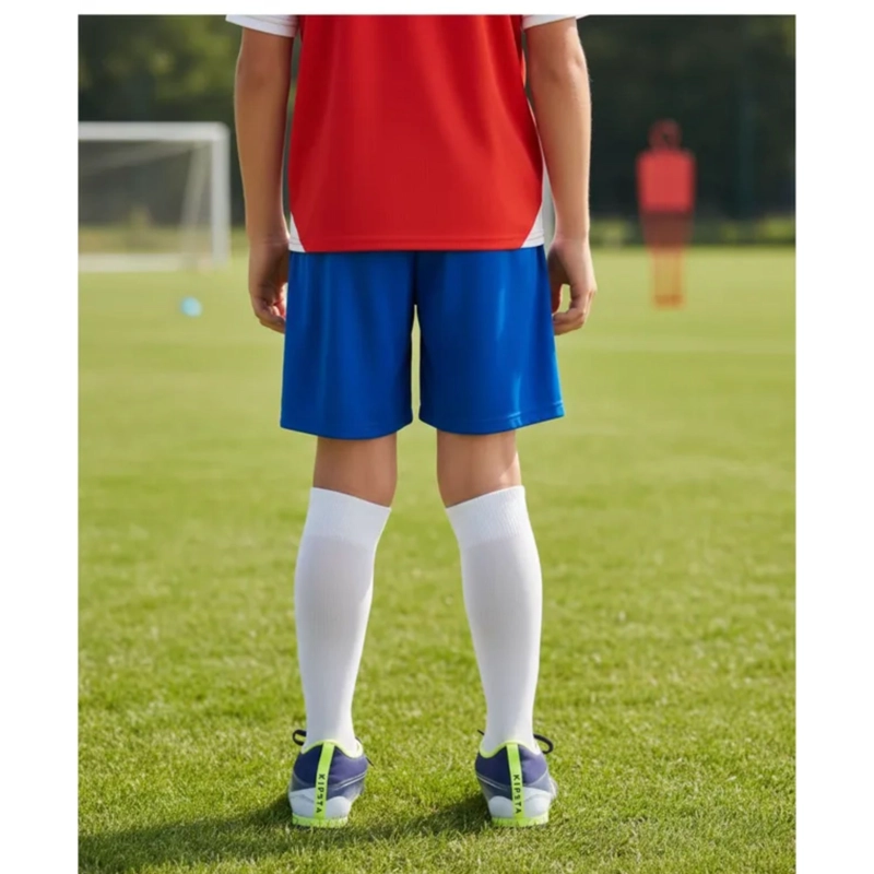 SHORT DE FUTBOL NIÑO DRB AZUL LISO - 9