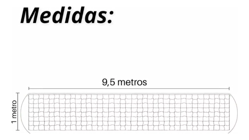 RED MALLA DE VOLEIBOL DRB PRO CON CABLE DE ACERO - 3