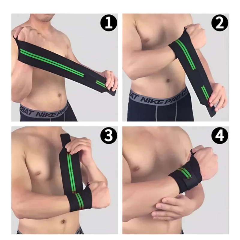 PAR MUÑEQUERA TORPEDO 0.12 KG DEPORTIVA ELÁSTICA AJUSTABLE CROSSFIT GYM - 5