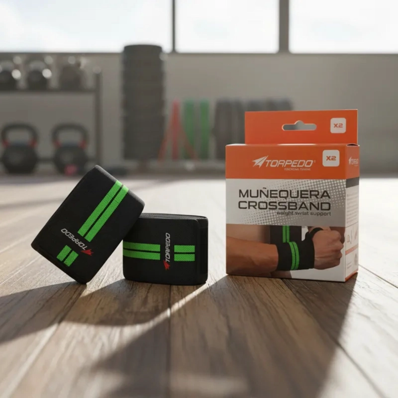 PAR MUÑEQUERA TORPEDO 0.12 KG DEPORTIVA ELÁSTICA AJUSTABLE CROSSFIT GYM - 6