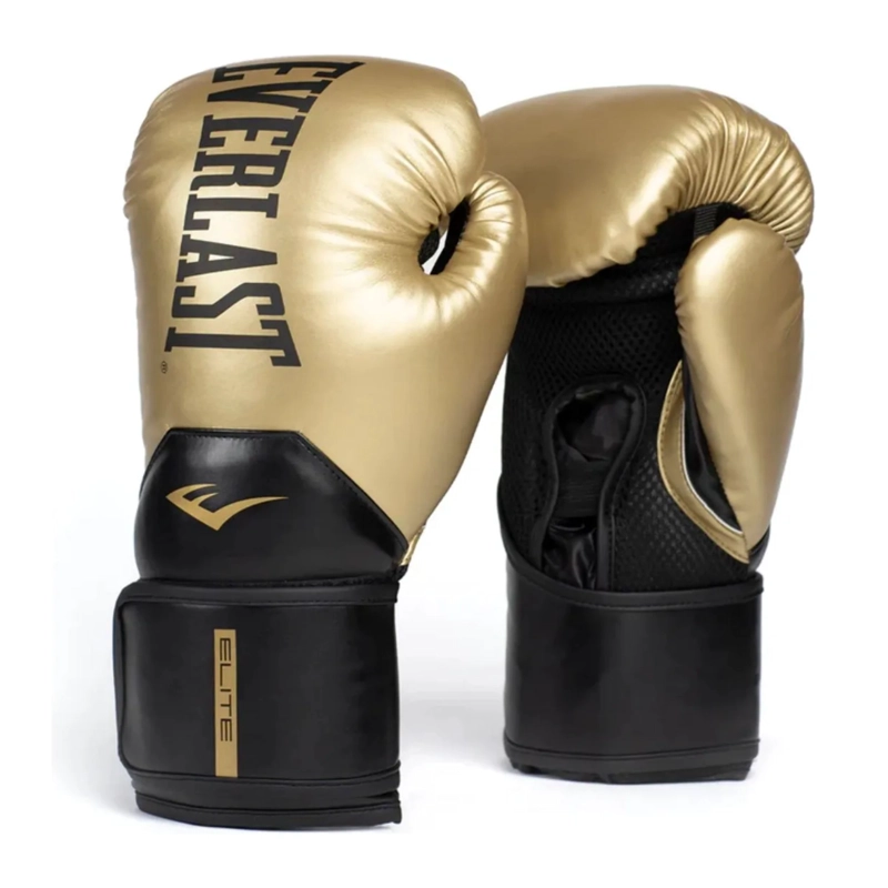 GUANTES BOXEO CUERO / POLIURETANO EVERLAST PROSTYLE ELITE V2 TRN DORADO - 1
