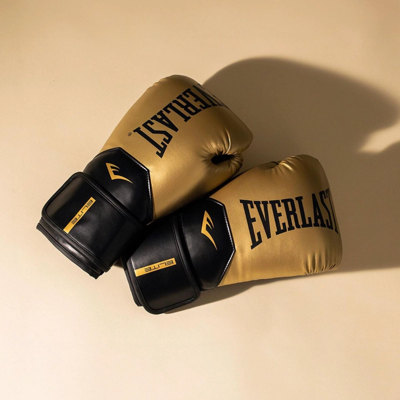 GUANTES BOXEO CUERO / POLIURETANO EVERLAST PROSTYLE ELITE V2 TRN DORADO - 5
