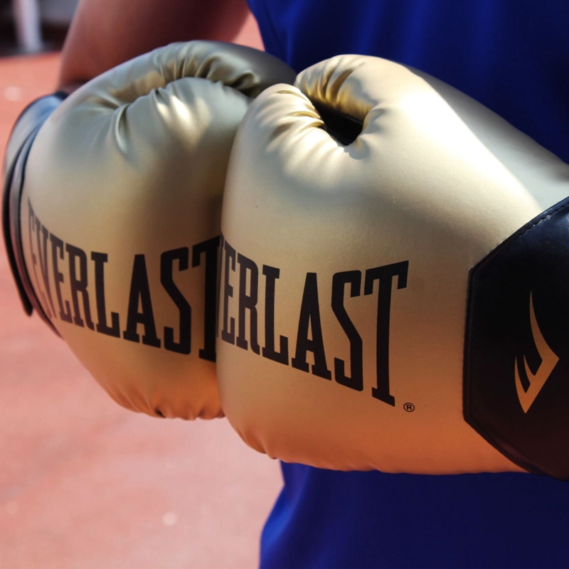 GUANTES BOXEO CUERO / POLIURETANO EVERLAST PROSTYLE ELITE V2 TRN DORADO - 9