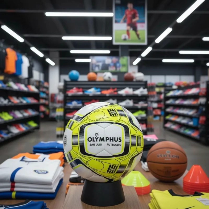 BALON FUTBOL OLYMPHUS FUTBOLITO BABY N°4 SAN LUIS BOTE MEDIO - 5