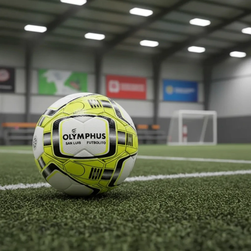 BALON FUTBOL OLYMPHUS FUTBOLITO BABY N°4 SAN LUIS BOTE MEDIO - 7