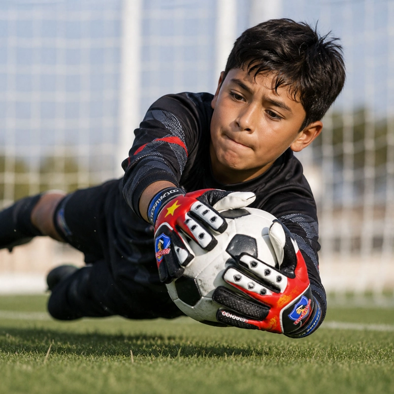 GUANTES DE ARQUERO OLYMPHUS COLO-COLO JUNIOR - 5