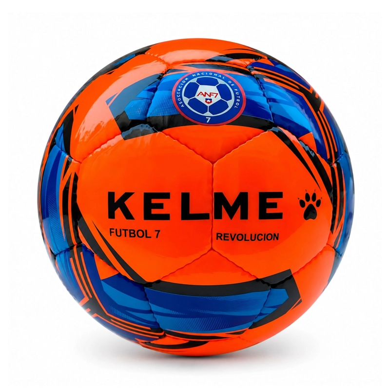 BALÓN FUTBOL KELME 7 REVOLUCIÓN LOGO ANF7 N°5 BOTE BAJO - 1