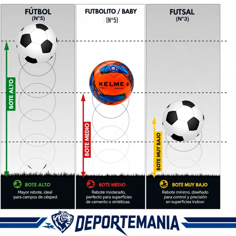 BALÓN FUTBOL KELME 7 REVOLUCIÓN LOGO ANF7 N°5 BOTE BAJO - 3