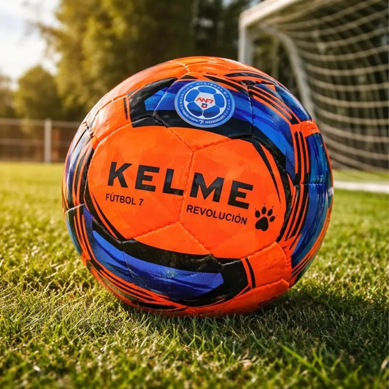 BALÓN FUTBOL KELME 7 REVOLUCIÓN LOGO ANF7 N°5 BOTE BAJO - 5