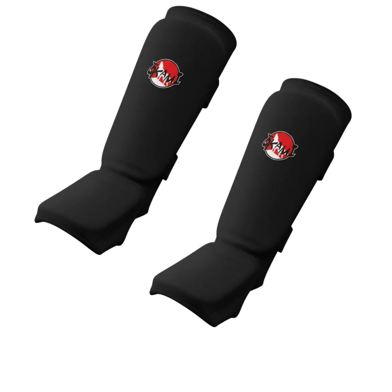CANILLERA TAEKWONDO/ARTES MARCIALES ALGODÓN OKAMI CON EMPEINERA ELASTICADO - 8