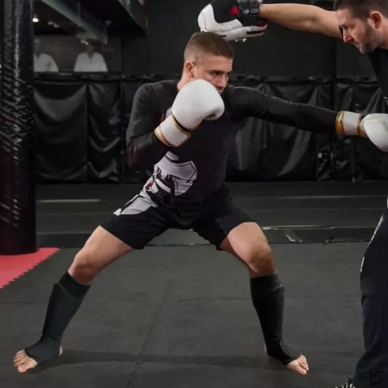 CANILLERA TAEKWONDO/ARTES MARCIALES ALGODÓN OKAMI CON EMPEINERA ELASTICADO - 9