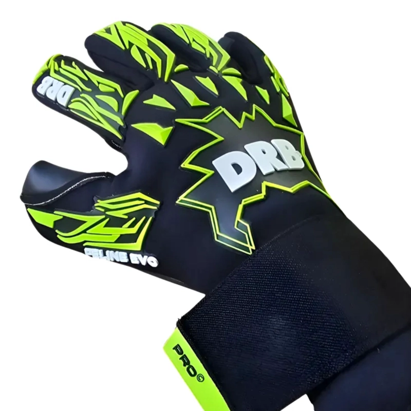 GUANTES ARQUERO DRB PORTERO FUTBOL FELINE PRO LATEX ALEMAN - 6
