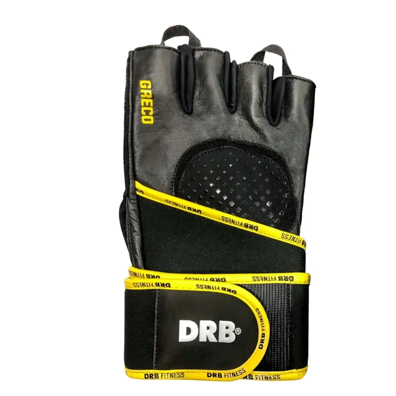 GUANTES GYM DRB GRECO CUERO PESAS CROSSFIT GIMNASIO - 3