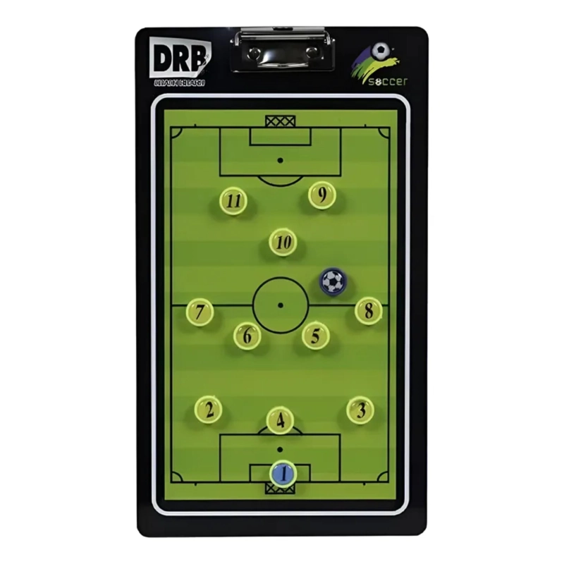 PIZARRA TÁCTICA FÚTBOL DRB ACRÍLICO ENTRENADOR MAGNÉTICA + FICHAS - 6