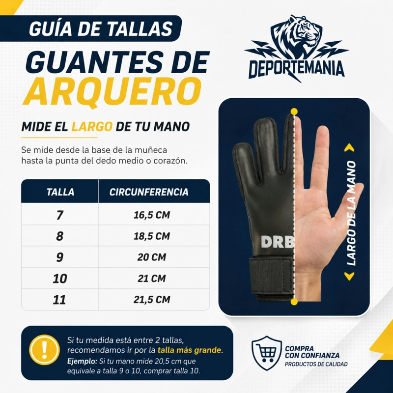 GUANTES ARQUERO DRB FELINE PRO BLANCO LATEX ALEMAN 4MM - 3