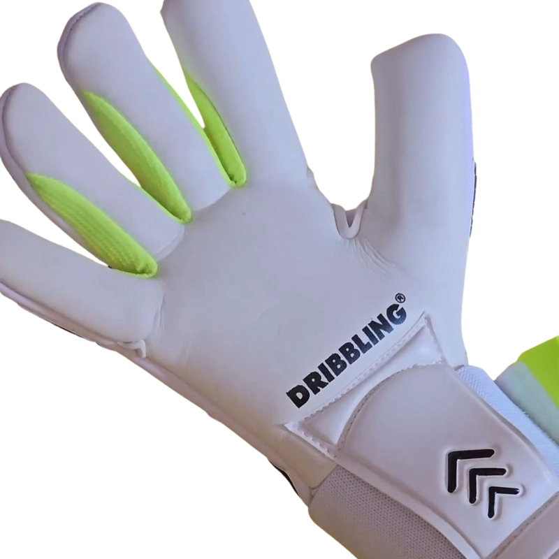 GUANTES ARQUERO DRB FELINE PRO BLANCO LATEX ALEMAN 4MM - 6