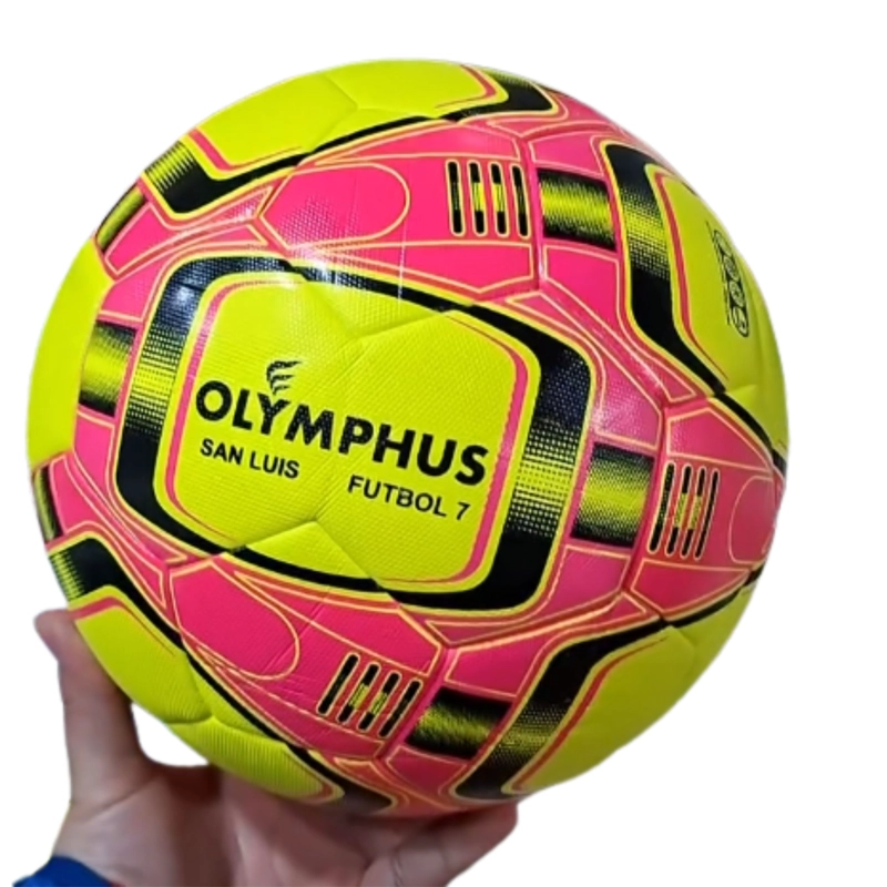 BALON FUTBOLITO FUTBOL 7 SAN LUIS N°5 OLYMPHUS BOTE MEDIO - 6
