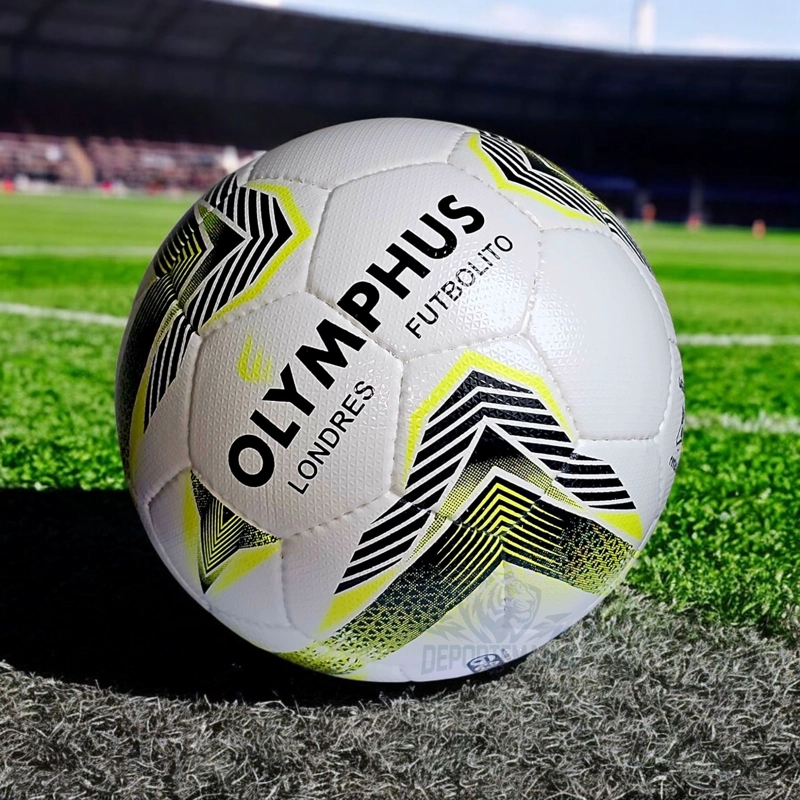 BALON BABY FUTBOL FUTBOLITO N°4 OLYMPHUS LONDRES BOTE MEDIO - 5