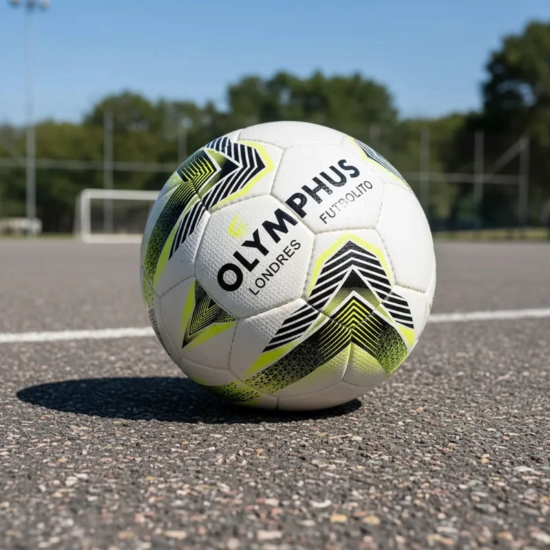 BALON BABY FUTBOL FUTBOLITO N°4 OLYMPHUS LONDRES BOTE MEDIO - 9