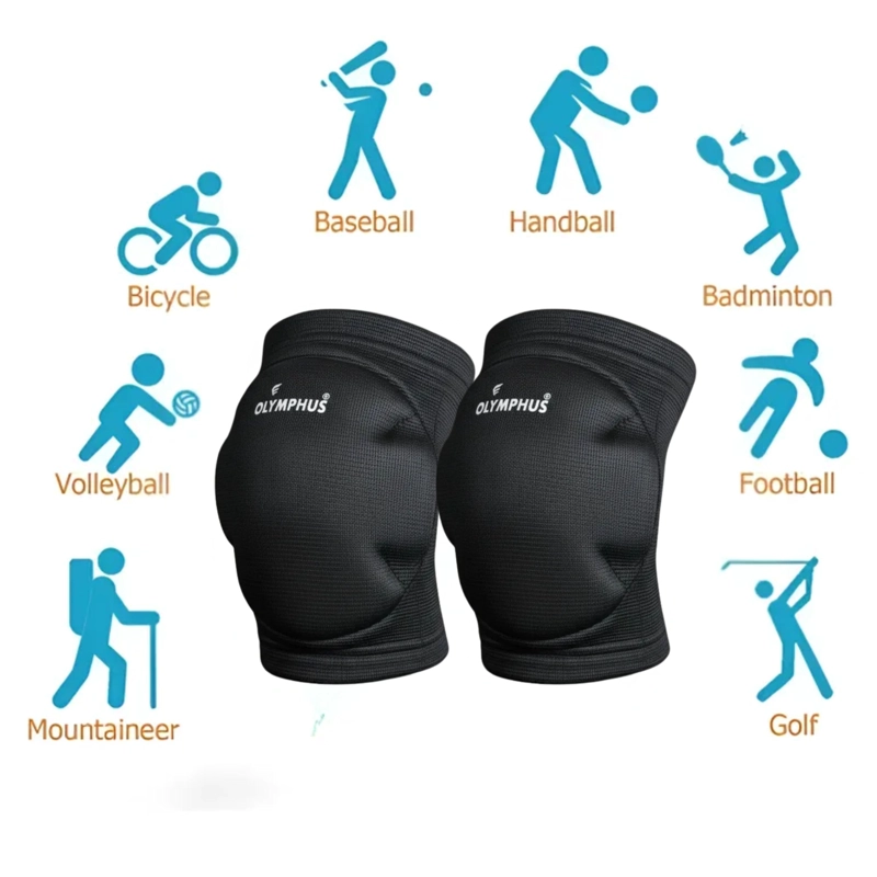 RODILLERAS VOLEIBOL PROFESIONALES OLYMPHUS PAR ACOLCHADAS - 4