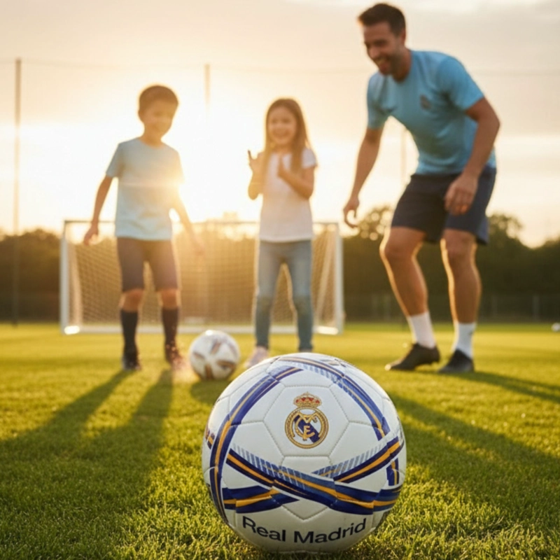 BALON FUTBOL REAL MADRID N°5 DRB LICENCIA OFICIAL - 7