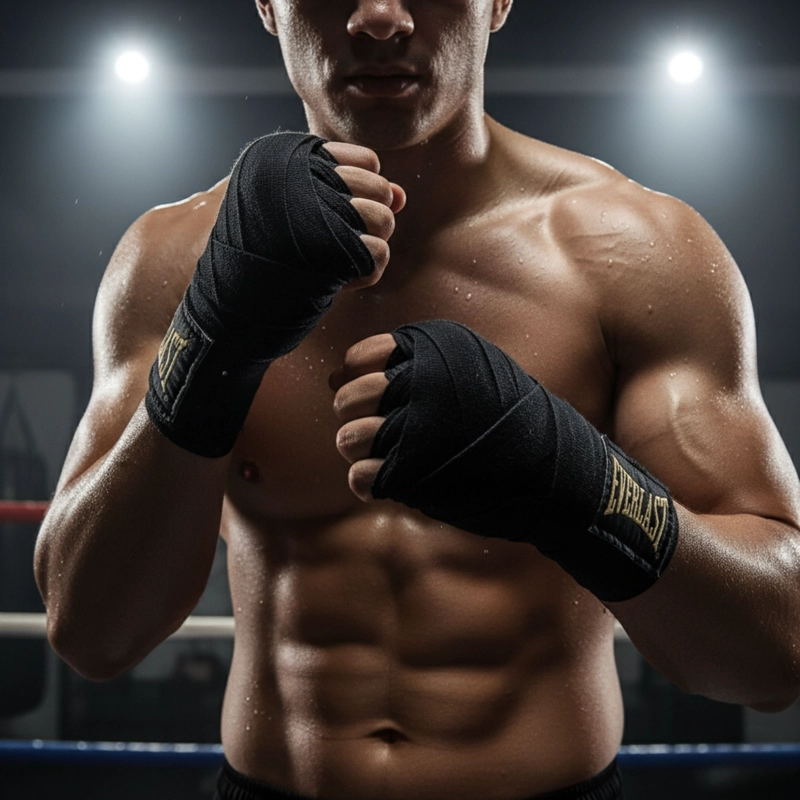 VENDAS BOXEO EVERLAST 4,5M PROFESIONALES VELCRO PAR - 5