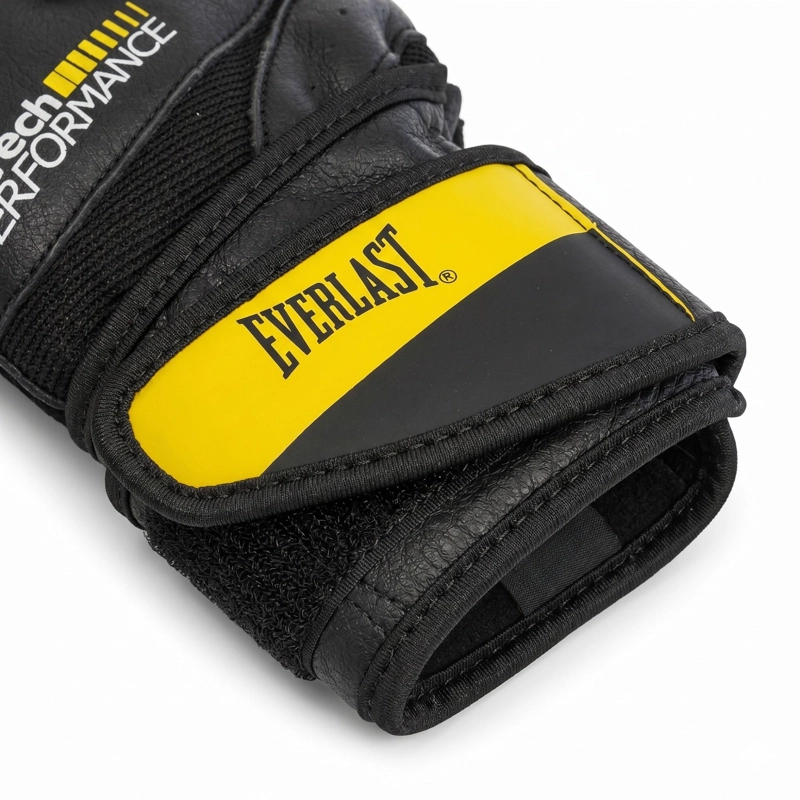 GUANTES GYM EVERLAST PRO2 HOMBRE CUERO PESAS FITNESS - 3
